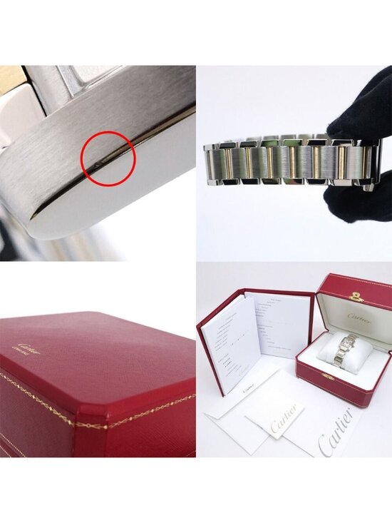 Cartier Tank Francaise SM Watch SS YG Quartz main image 5